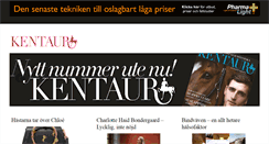 Desktop Screenshot of kentaurmagasin.se